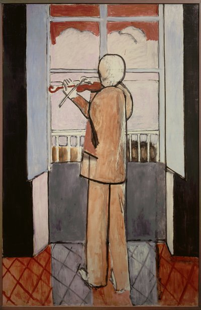Violinista alla finestra 1916 (olio su tela) da Henri Matisse