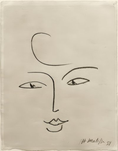 Il volto da Henri Matisse
