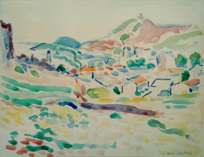 Vista su Collioure (Villaggio) da Henri Matisse