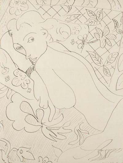 Donna che mente da Henri Matisse