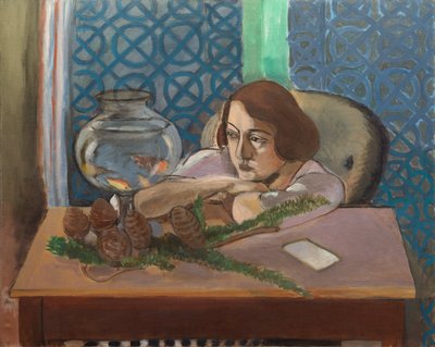 Donna davanti a un acquario da Henri Matisse