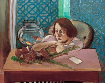 Donna davanti a un acquario da Henri Matisse