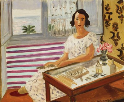 Donna seduta alla sua toeletta da Henri Matisse