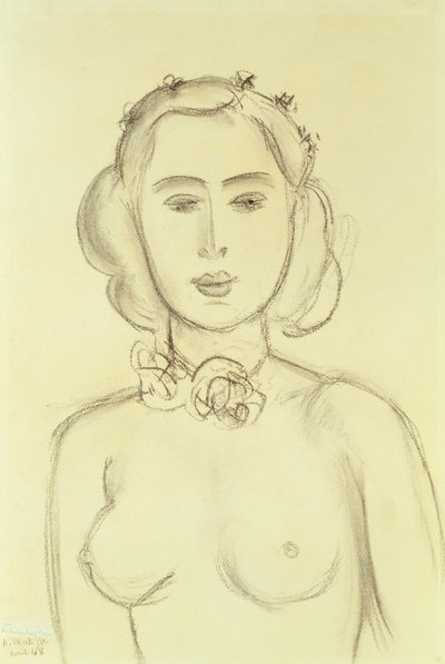 Donna a seno nudo da Henri Matisse