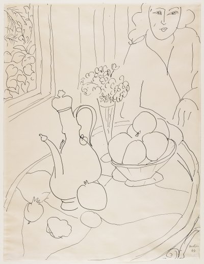 Donna con natura morta da Henri Matisse