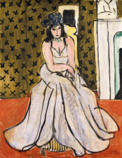 Donna con cappello blu da Henri Matisse