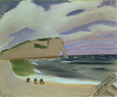 Donne sulla spiaggia, Etretat da Henri Matisse