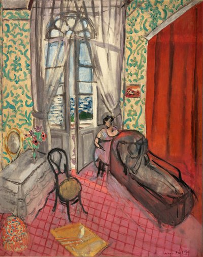 Donne con un divano, o Il divano da Henri Matisse