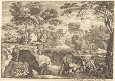 La fuga in Egitto da Henri Mauperche