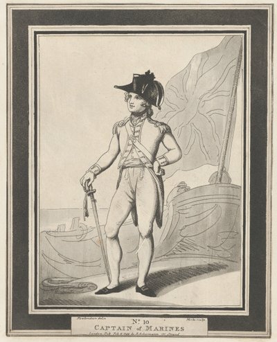 No. 10: Capitano dei Marines, 15 febbraio 1799 da Henri Merke