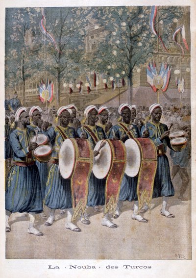 Un reggimento di Turcos algerini, 1896 da Henri Meyer