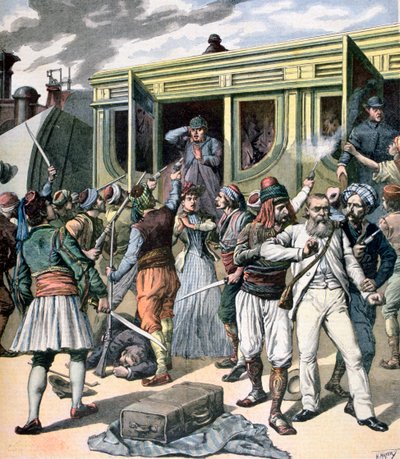Rapina a mano armata in Oriente, 1891 da Henri Meyer