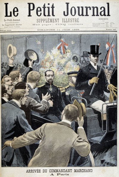 Arrivo del comandante Marchand a Parigi - in "Le Petit Journal" del 11/06/1899 da Henri Meyer