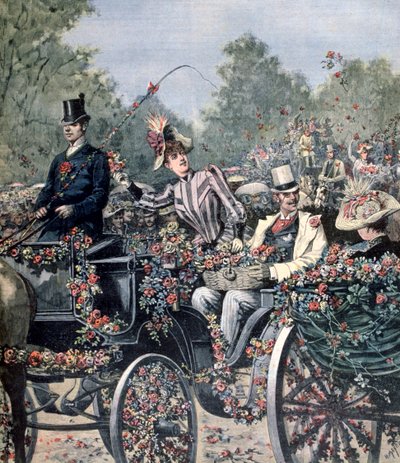 Parata della Battaglia dei Fiori, 1891 da Henri Meyer