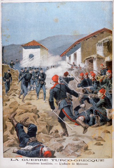 Battaglia di Meluna, guerra greco-turca da Henri Meyer