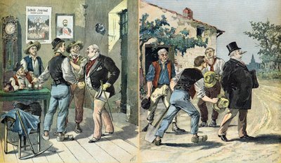 Vignetta sulle elezioni da Henri Meyer