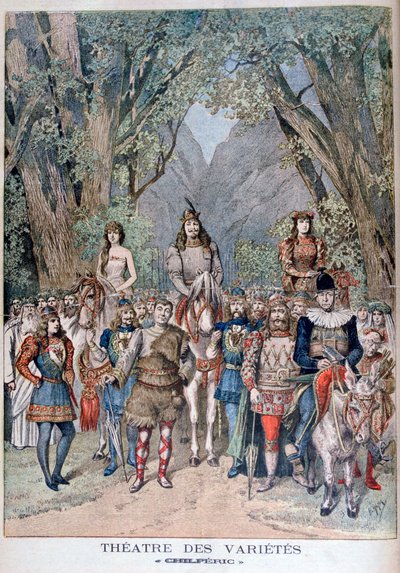 Chilperic, Teatro delle Varietà, 1895 da Henri Meyer