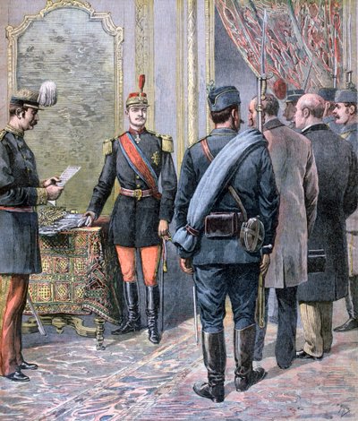 Colpo di stato in Serbia, 1893 da Henri Meyer