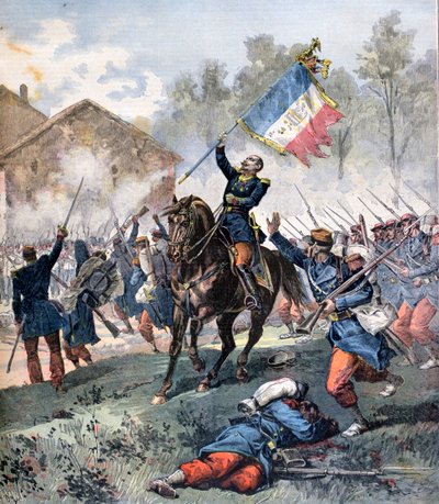 Morte del Colonnello Malleville, Battaglia di Solferino, 24 giugno 1859, 1891 da Henri Meyer