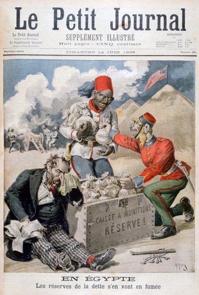 In Egitto: Le riserve del debito che vanno in fumo, 1896 da Henri Meyer