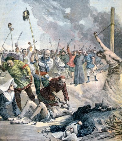 Massacri in Cina, 1891 da Henri Meyer