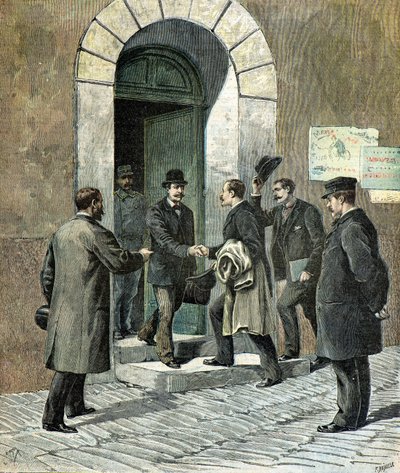 La liberazione di Monsieur Turpin dalla prigione di Etampes da Henri Meyer