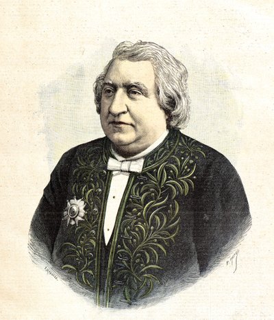 Ritratto di Ernest Renan da Henri Meyer