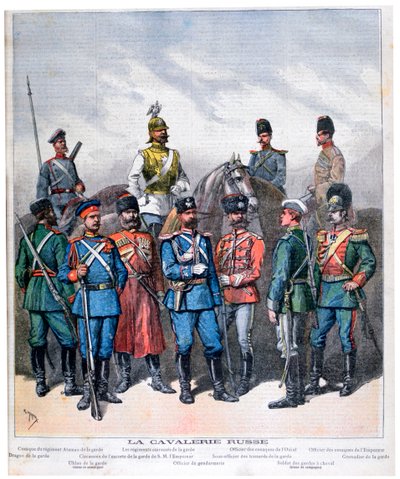 Cavalleria russa da Henri Meyer
