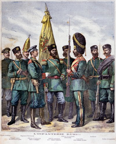 Fanteria russa, 1892 da Henri Meyer