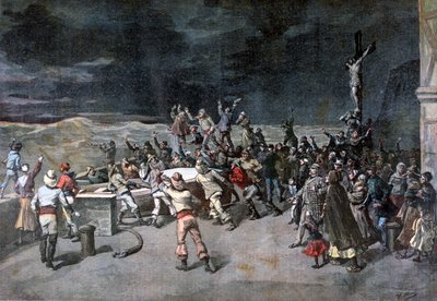 Scena sette, il salvataggio, dal dramma Maitre D