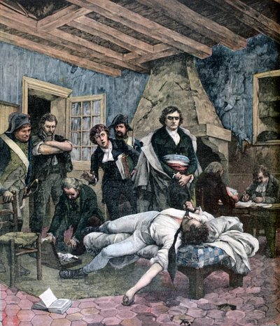 La morte di Charles Pichegru, 1891 da Henri Meyer