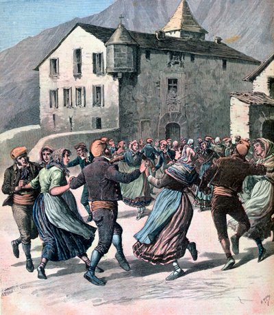 La Farandole, Andorra, 1891 da Henri Meyer