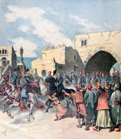 Il console francese arriva a Betlemme durante le festività natalizie, 1892 da Henri Meyer