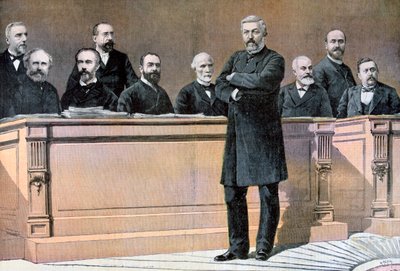 Il banco del governo francese da Henri Meyer