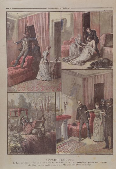 Il mistero di Gouffe, illustrazioni da 
