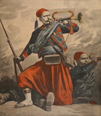Le trombe di Malakoff, illustrazione da 