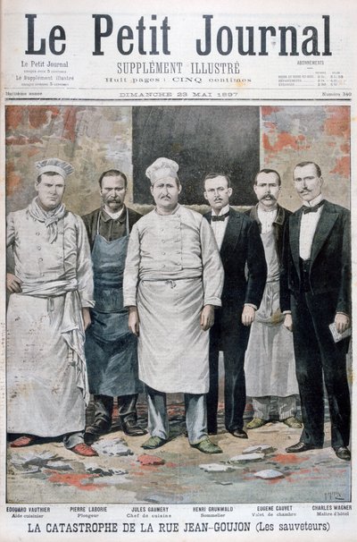 La catastrofe di Rue Jean-Goujon, Parigi, 1897 da Henri Meyer