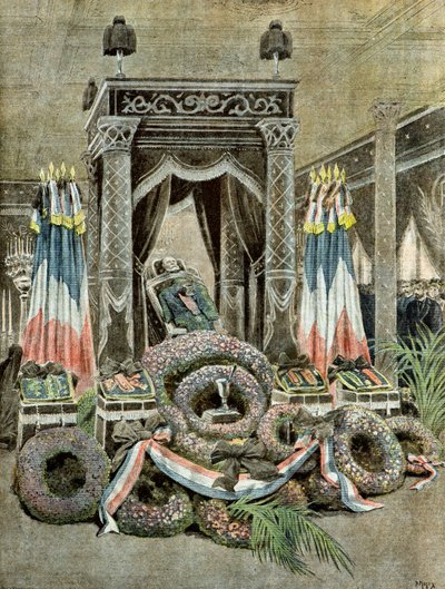 morte di Louis Pasteur, 1895 (Illustrazione) da Henri Meyer