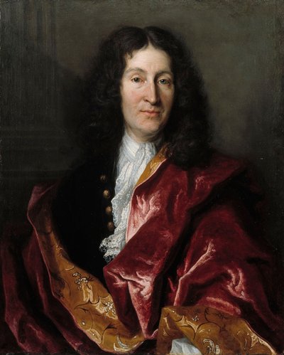 Ritratto di Jean de La Fontaine 1621-1695, 1699 da Henri Millot