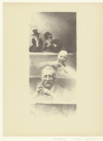 Spettatori a teatro da Henri Patrice Dillon