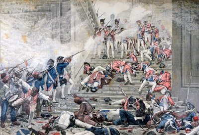 Presa delle Tuileries, 10 agosto 1792, 1892 da Henri Paul Motte