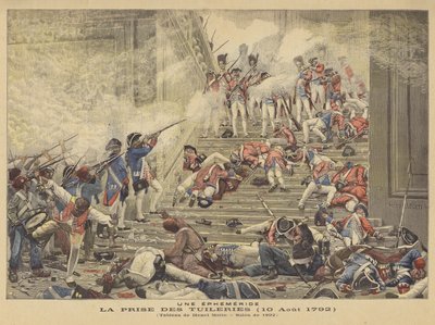 La presa delle Tuileries (10 agosto 1792) da Henri Paul Motte