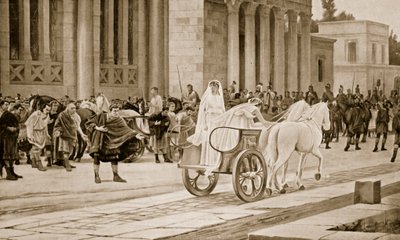 Il passaggio delle Vestali, illustrazione da 