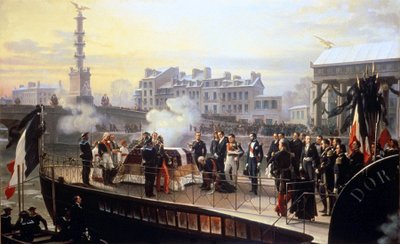 Il ritorno delle ceneri di Napoleone a Courbevoie da Henri Philippoteaux