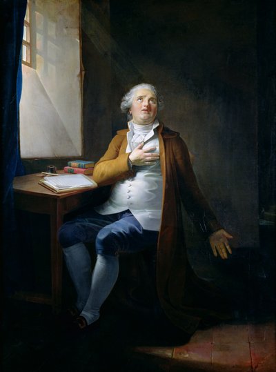Luigi XVI (1754-93) nel Tempio, c.1795 da Henri Pierre Danloux