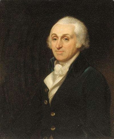 Ritratto di Thomas Harley, mezzo busto, in un cappotto blu e panciotto bianco da Henri Pierre Danloux