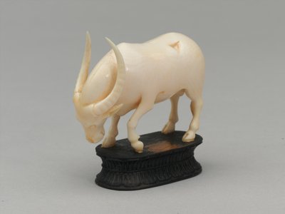 Alfiere nero, pezzo degli scacchi, India da Henri Pille