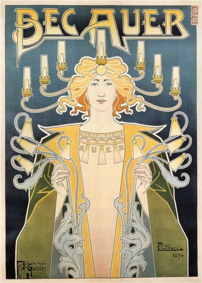 Bec Auer, 1896 da Henri Henri Antoine Théodore Livemont
