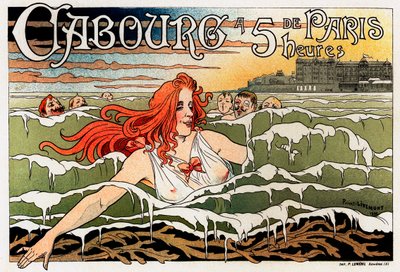 Casino di Cabourg Poster, 1896 da Henri Henri Antoine Théodore Livemont