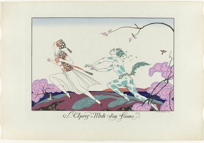 La felicità del giorno o Le Grazie alla moda: Il pomeriggio di un fauno (Le Bonheur du Jour ou Les Graces à la Mode) da Henri Reidel